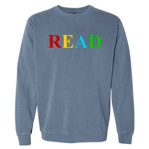 Read Colorful Rainbow Garment-Dyed Sweatshirt