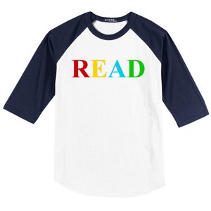 Read Colorful Rainbow Baseball Sleeve Shirt