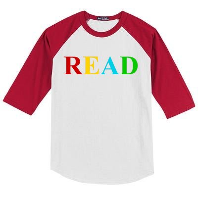 Read Colorful Rainbow Kids Colorblock Raglan Jersey