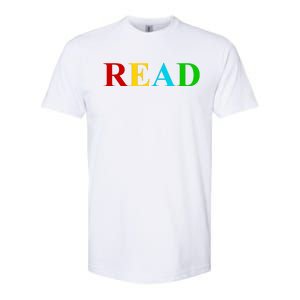 Read Colorful Rainbow Softstyle CVC T-Shirt