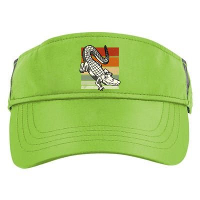 Retro Crocodile Adult Drive Performance Visor