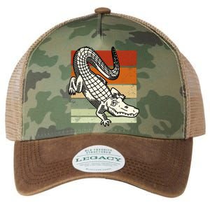 Retro Crocodile Legacy Tie Dye Trucker Hat