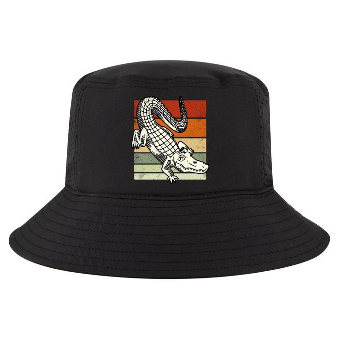 Retro Crocodile Cool Comfort Performance Bucket Hat