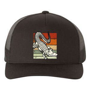 Retro Crocodile Yupoong Adult 5-Panel Trucker Hat