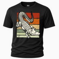 Retro Crocodile Cooling Performance Crew T-Shirt