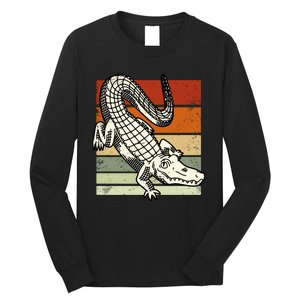 Retro Crocodile Long Sleeve Shirt