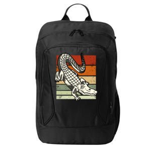 Retro Crocodile City Backpack