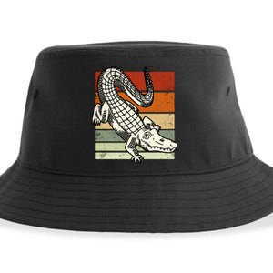 Retro Crocodile Sustainable Bucket Hat