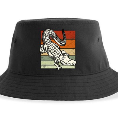 Retro Crocodile Sustainable Bucket Hat