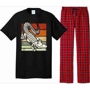 Retro Crocodile Pajama Set