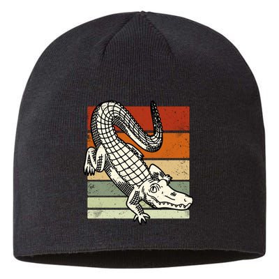 Retro Crocodile Sustainable Beanie