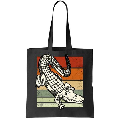 Retro Crocodile Tote Bag