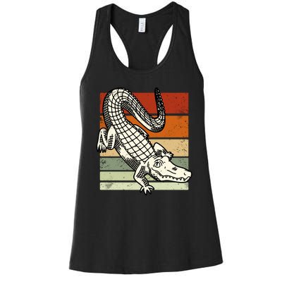 Retro Crocodile Women's Racerback Tank