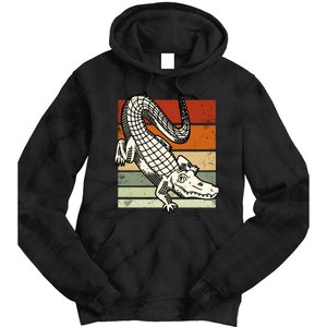 Retro Crocodile Tie Dye Hoodie