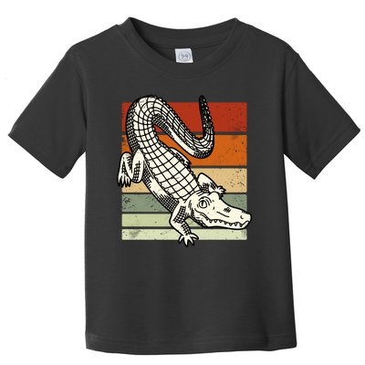 Retro Crocodile Toddler T-Shirt