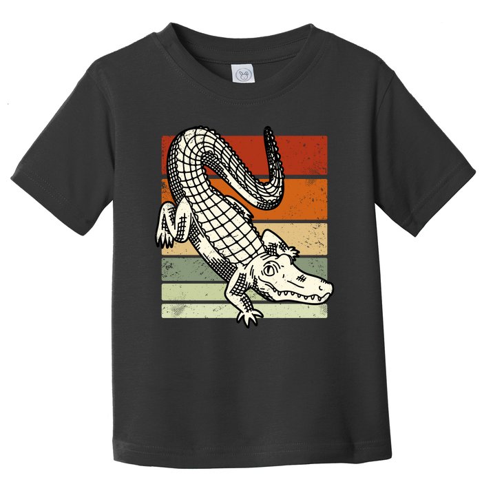 Retro Crocodile Toddler T-Shirt