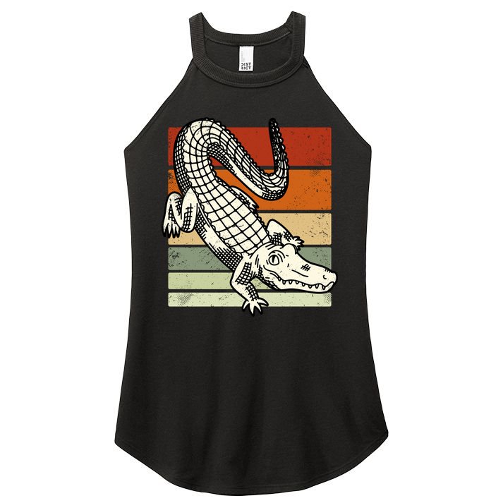 Retro Crocodile Women's Perfect Tri Rocker Tank