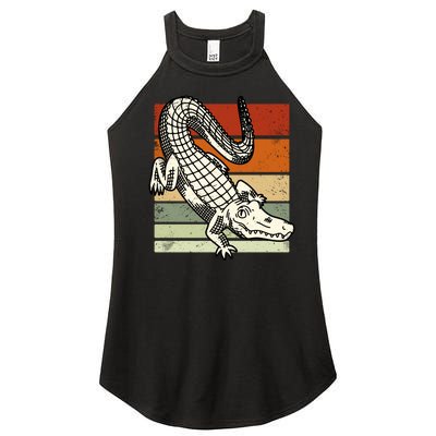 Retro Crocodile Women's Perfect Tri Rocker Tank