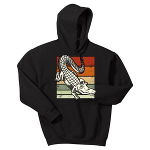 Retro Crocodile Kids Hoodie