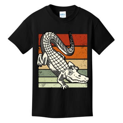 Retro Crocodile Kids T-Shirt