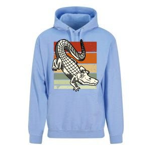 Retro Crocodile Unisex Surf Hoodie