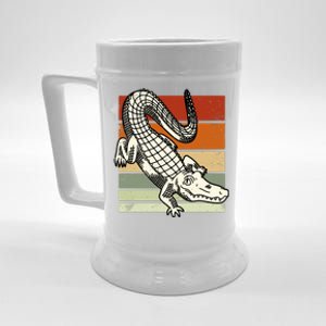 Retro Crocodile Beer Stein