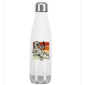 Retro Crocodile Stainless Steel Insulated Water Bottle