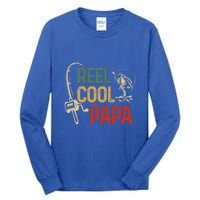 Reel Cool Reel Cool Papa Gift Tall Long Sleeve T-Shirt