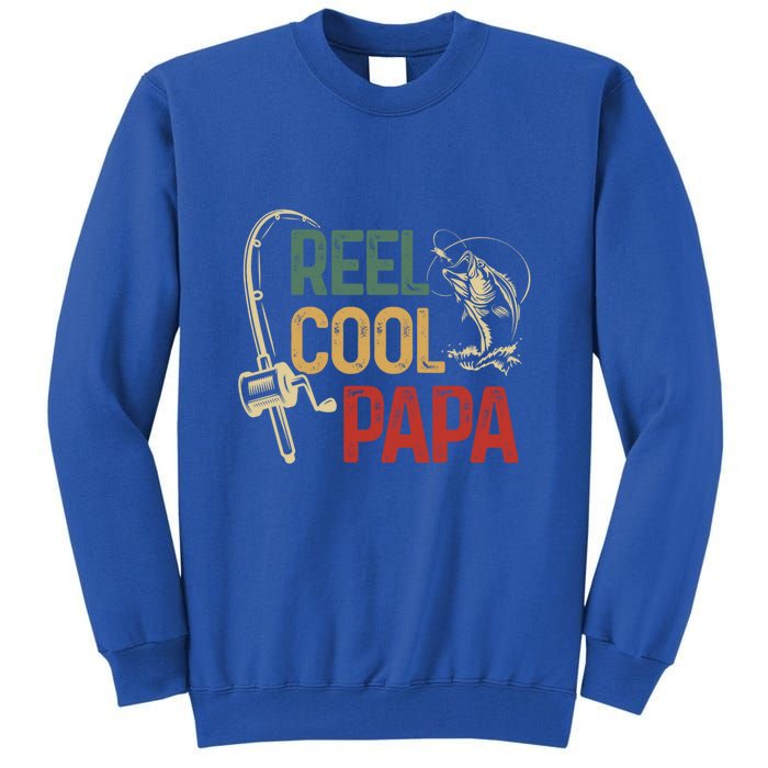 Reel Cool Reel Cool Papa Gift Tall Sweatshirt