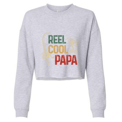 Reel Cool Reel Cool Papa Gift Cropped Pullover Crew