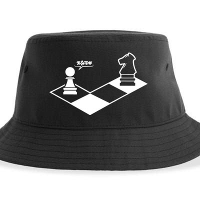 Retro Chess Sustainable Bucket Hat