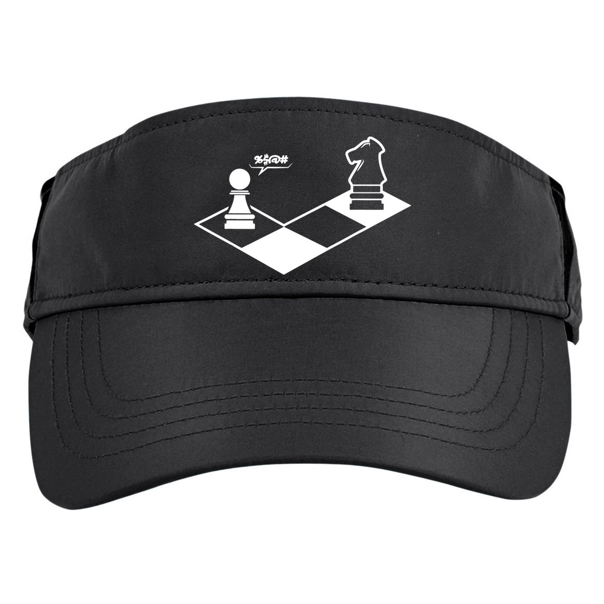 Retro Chess Adult Drive Performance Visor