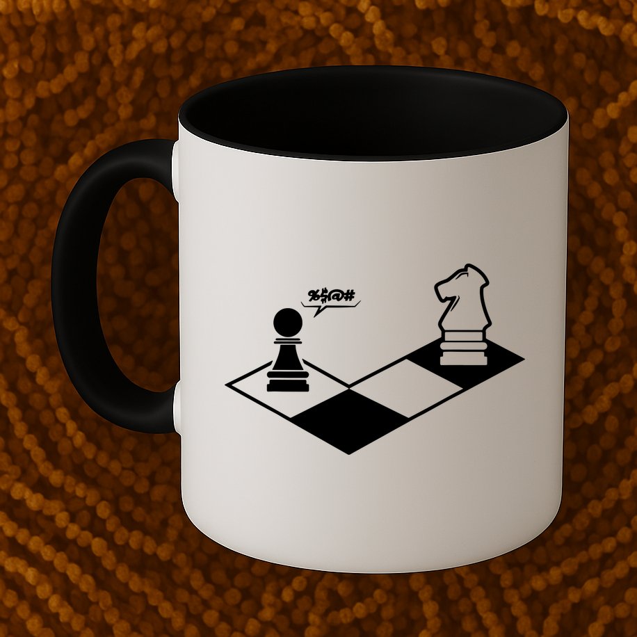 Retro Chess Mug