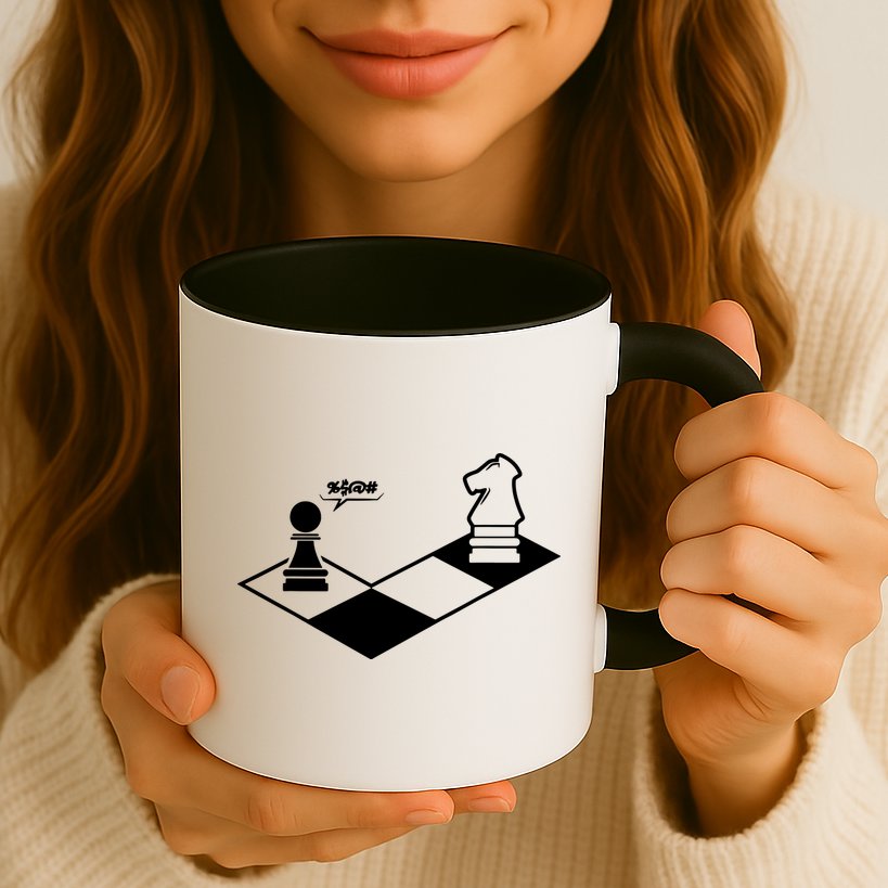 Retro Chess Mug