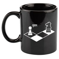 Retro Chess 11oz C Handle Ceramic Mug