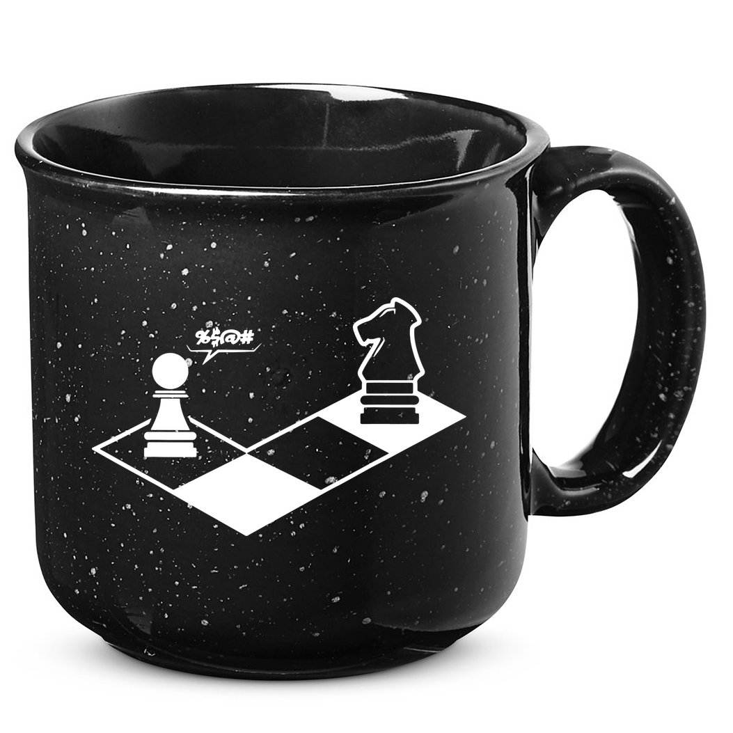 Retro Chess 15oz Campfire Ceramic Mug