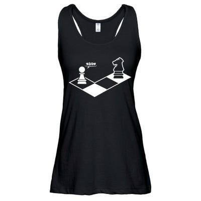 Retro Chess Ladies Essential Flowy Tank