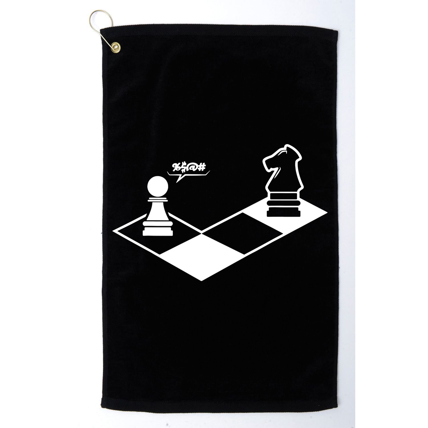 Retro Chess Golf Towel