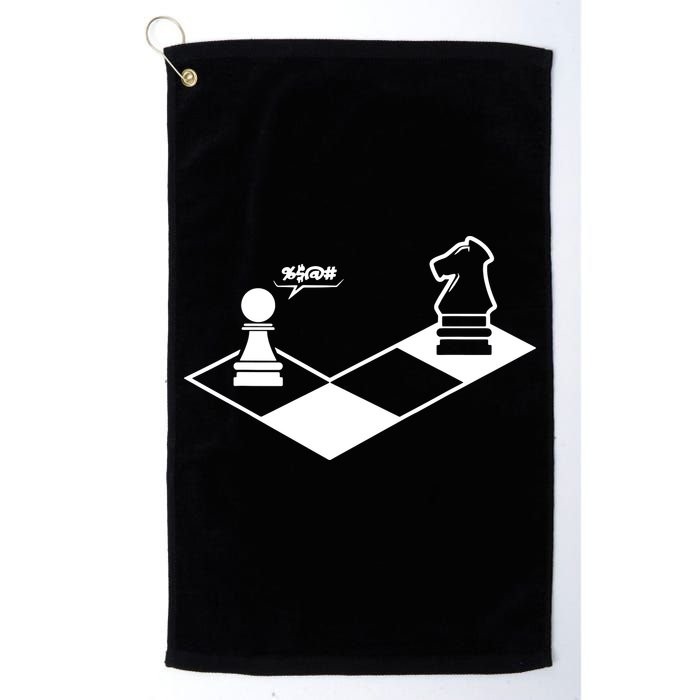 Retro Chess Golf Towel