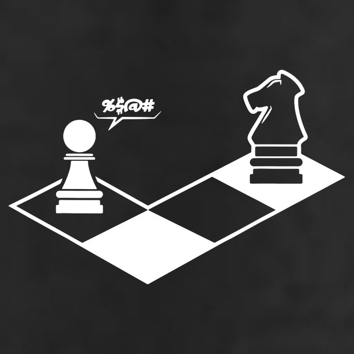 Retro Chess Golf Towel