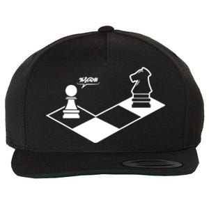 Retro Chess Wool Snapback Cap