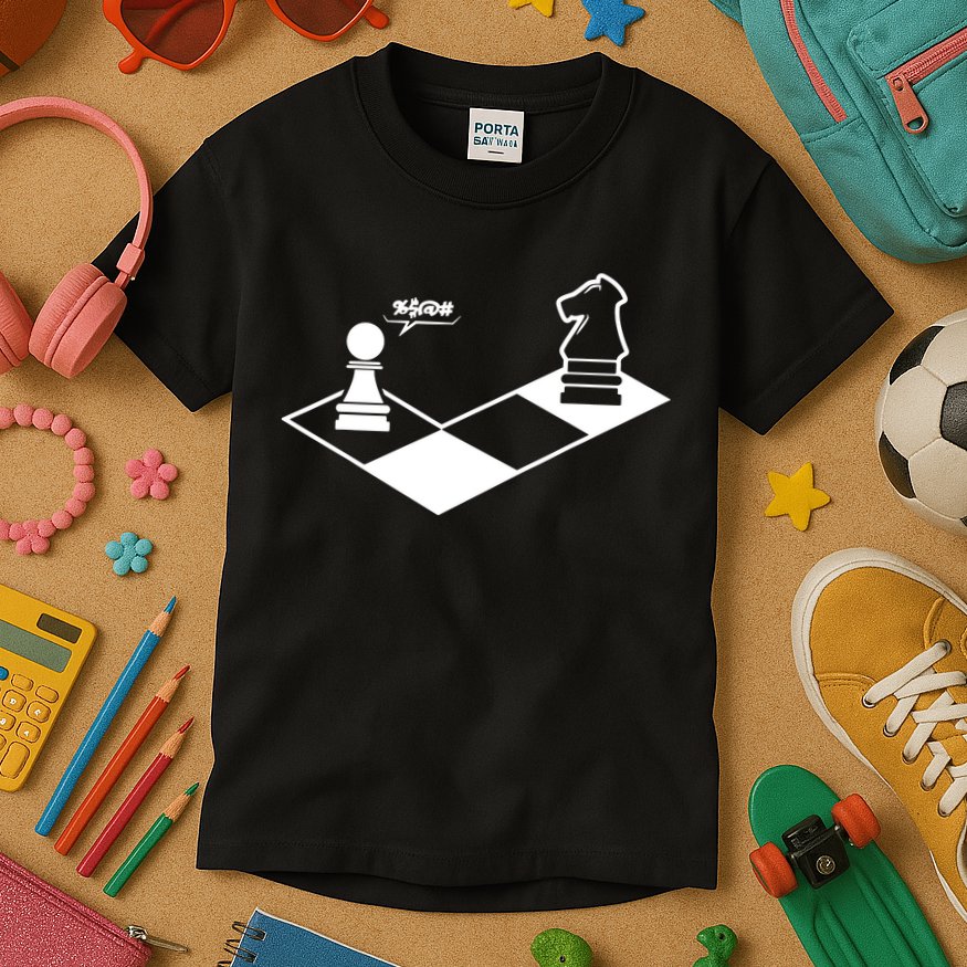 Retro Chess Kids T-Shirt