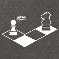 Retro Chess Cotton Canvas Backpack