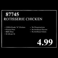Rotisserie Chicken Zip Tote Bag