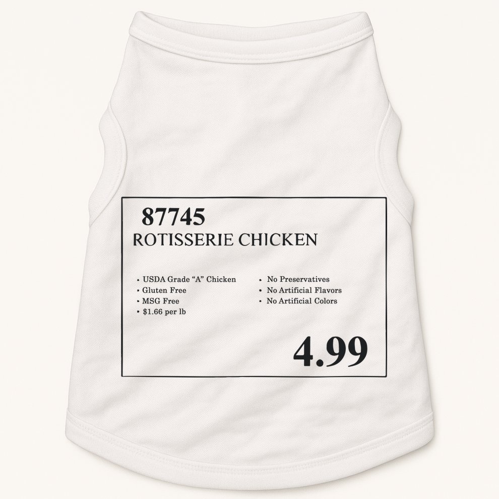Rotisserie Chicken Doggie Tank