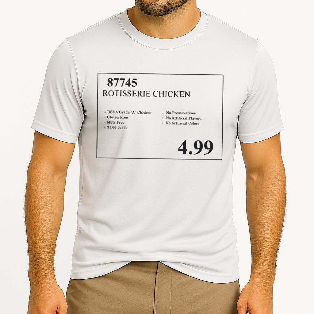 Rotisserie Chicken Cooling Performance Crew T-Shirt