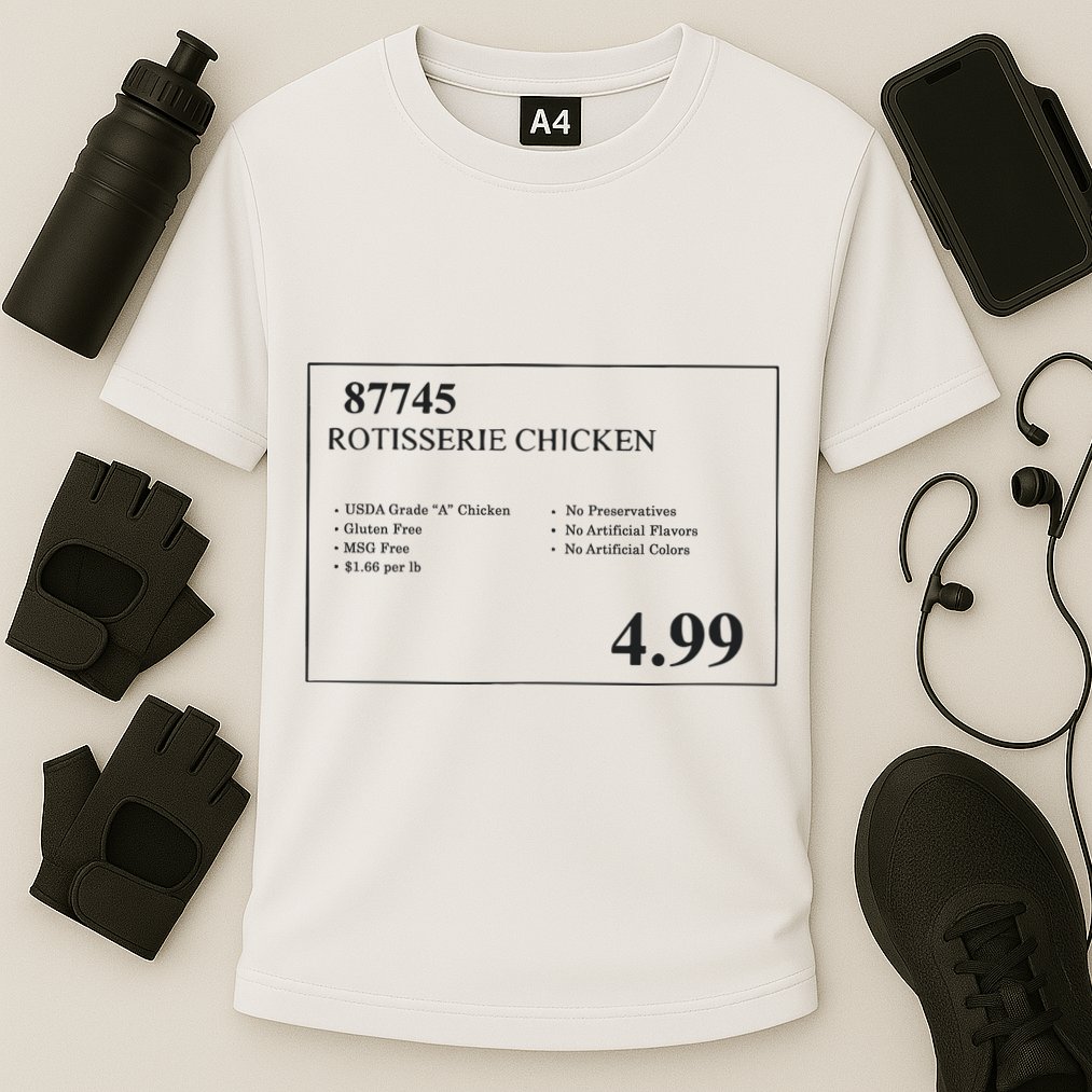 Rotisserie Chicken Cooling Performance Crew T-Shirt