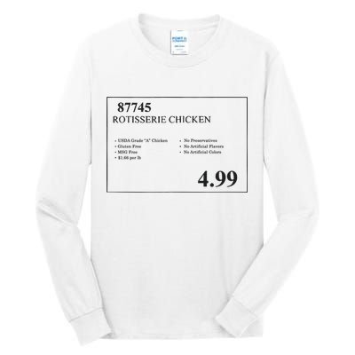 Rotisserie Chicken Tall Long Sleeve T-Shirt