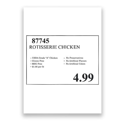Rotisserie Chicken Poster