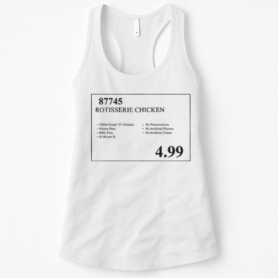 Rotisserie Chicken Womens Tank Top